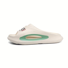 Men's Non Slip Platform Slides Soft Sole Cloud Slides Indoor Outdoor