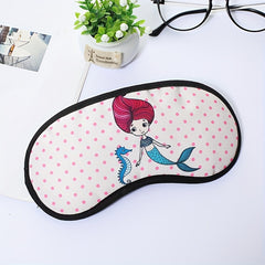 Mermaid Bag Edge Eye Mask Cartoon Shading Sleep Eye Mask