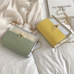 Casual PU Leather Shoulder Bag For Girls Mobile Phone Bag