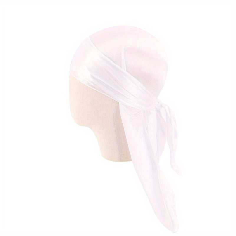 Silky Durag Boy's Pirate Cap Hip Hop Bandana Turban For Kids