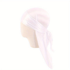 Silky Durag Boy's Pirate Cap Hip Hop Bandana Turban For Kids