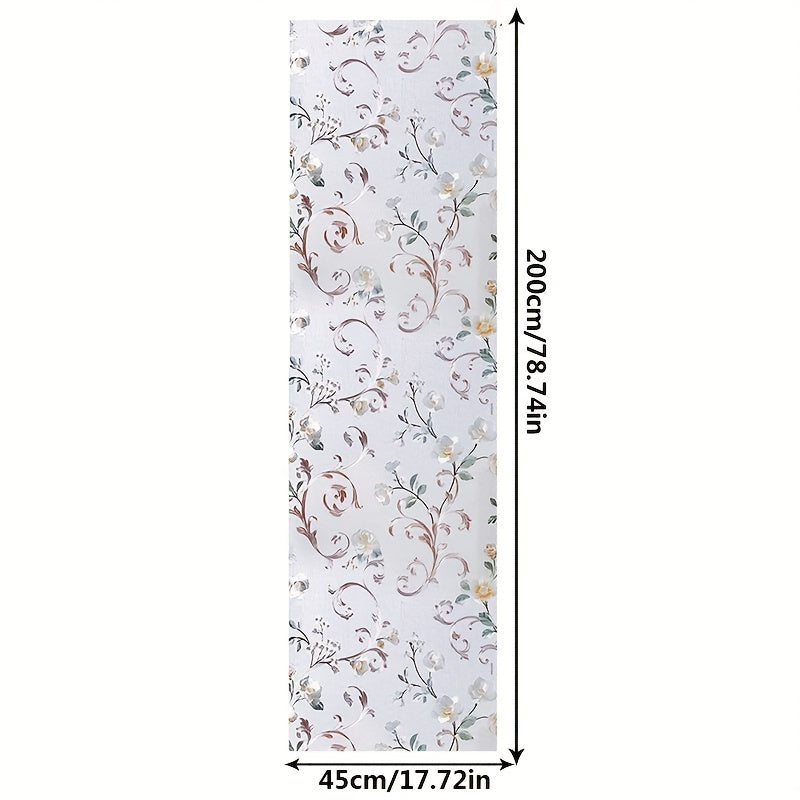 Retro Window Film Anti-exposure Light Translucent Opaque Glass Window Sticker