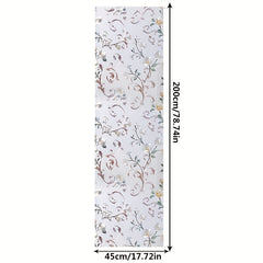Retro Window Film Anti-exposure Light Translucent Opaque Glass Window Sticker
