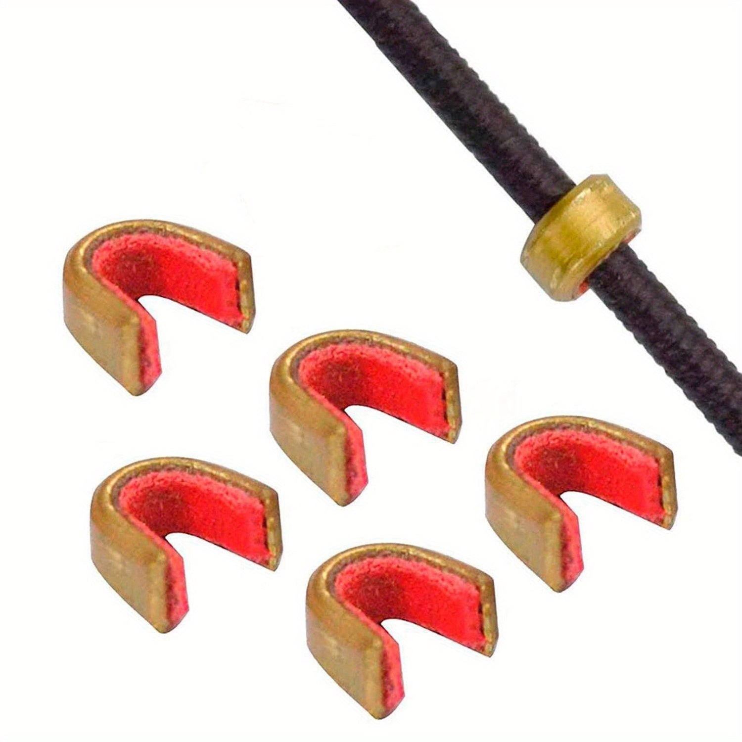 Brass Bowstring Nocking Points 10pcs Enhance Accuracy Consistency