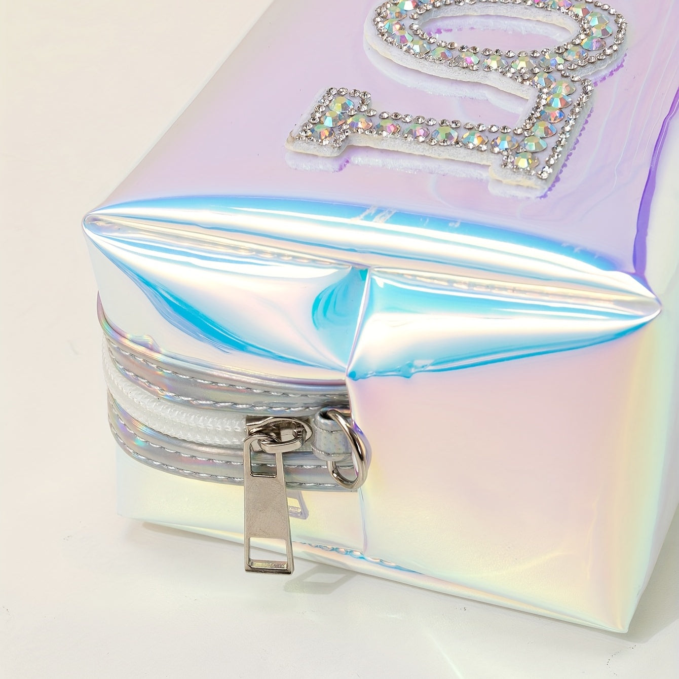 LOVE Letters Makeup Bag Y2k Style PVC Waterproof Cosmetic Pouch