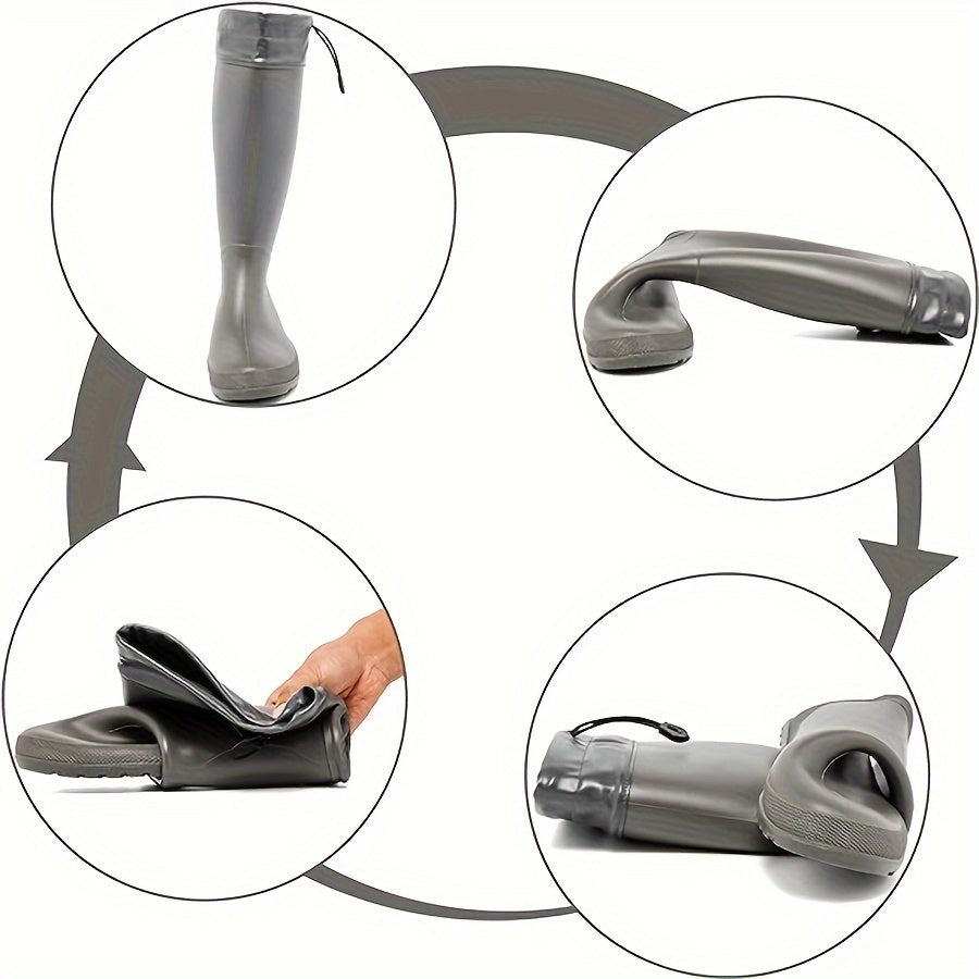 Women's Waterproof Rain Boots, Comfortable Outdoor Shoes