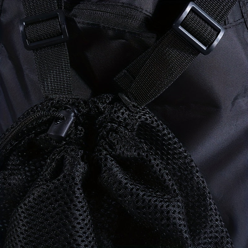 Drawstring Backpack for Outdoor Sports - Basketball and Football Bag
