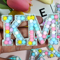 26pcs A Letter Patches Iron Sew On Patches For Clothes Bag Hat