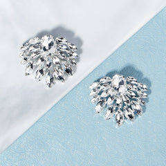 Crystal Shoe Clips Rhinestone Wedding Bridal Shoe Buckles