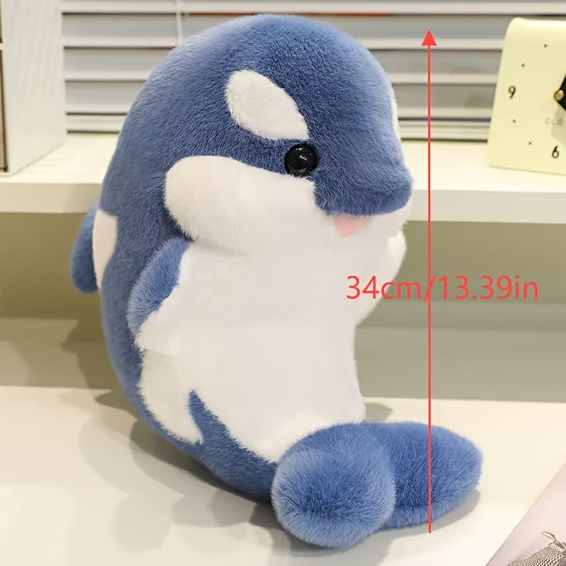 Smiling Whale Ocean Plush Toy Gift