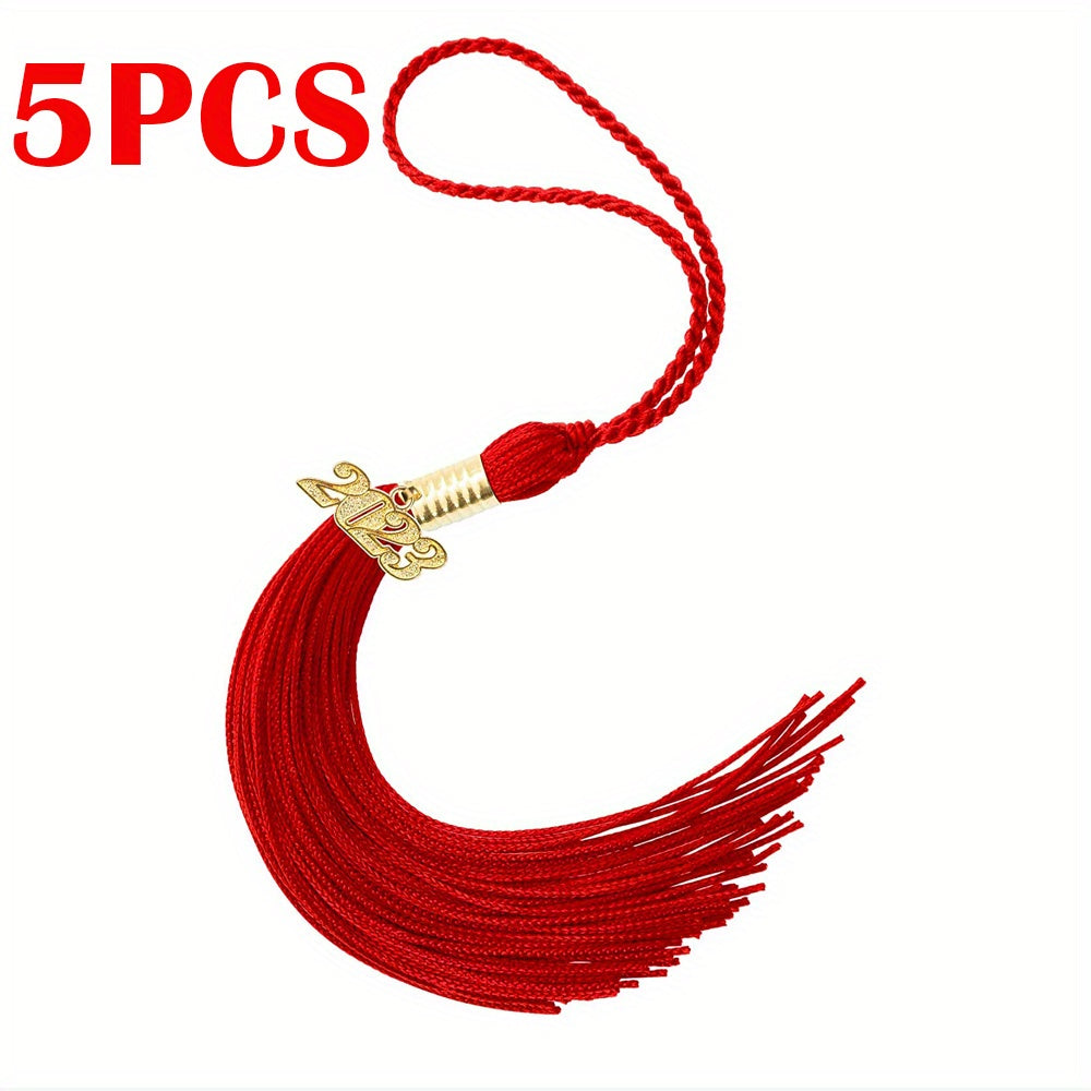 5 Pcs Graduation Tassel Double Tassel Graduation Cap Tassel Charm