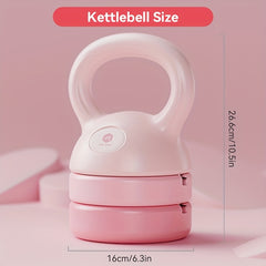 Adjustable Weight Kettlebell for Buttocks Fitness Training - Total Weight 5-44KG