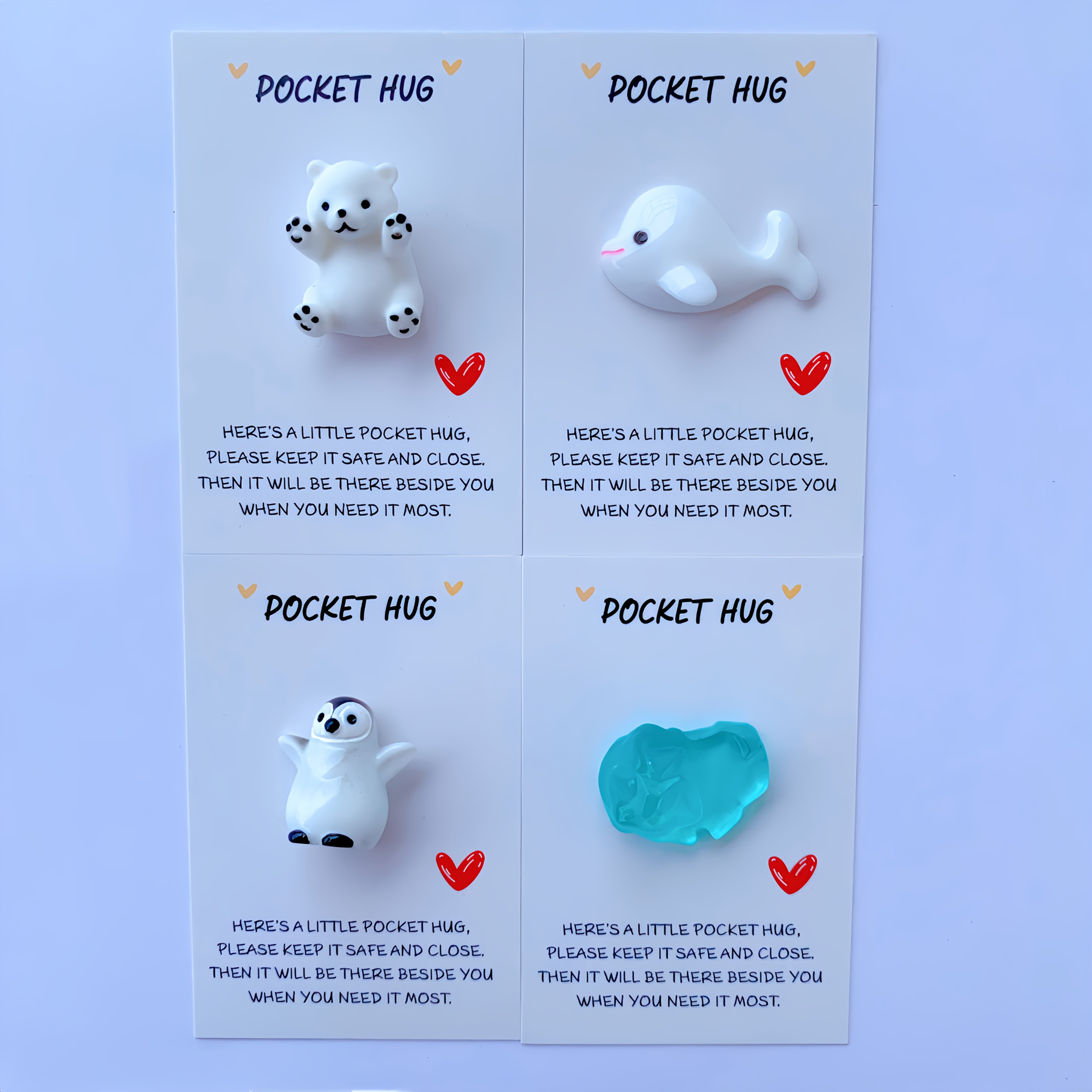 Resin Bear Accessories - Panda, Dolphin & Polar Bear Designs