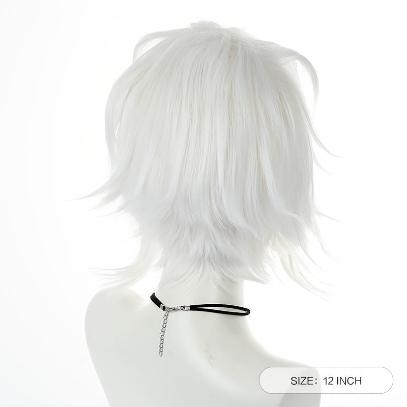 Men's College Anime Synthetic Wig