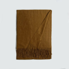 Cashmere Solid Scarf Warm Soft Scarf