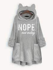 Big Pocket Hoodie Casual Long Sleeve Fleece Hoodies Sweatshirt