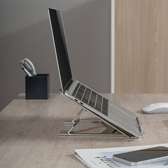 Adjustable Height Vertical Laptop Stand Aluminum Alloy Support