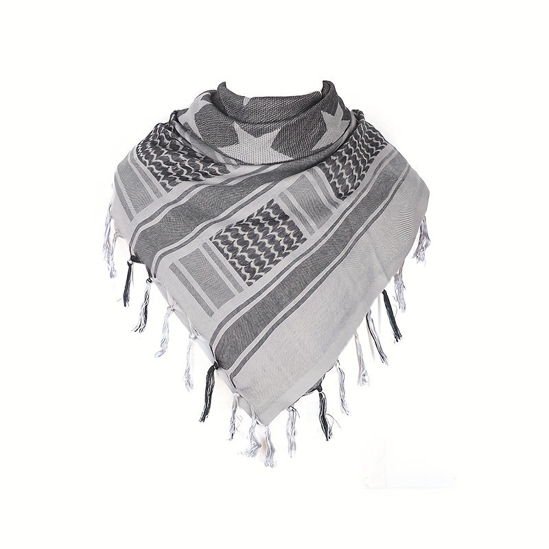 Outdoor Camouflage Headscarf Thick Scarf Shawl Arab Square Scarf