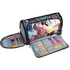 Multifunctional Wool Storage Bag for Knitting Crocheting Supplies