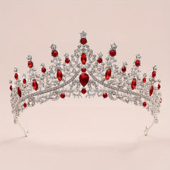 Baroque Style Crystal Crown Princess Headband Tiara Hair Accessories