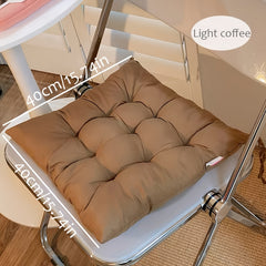Soft Corduroy Cushion with Non-Slip Strap for Dining Office Sofa Bedroom