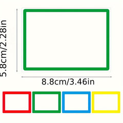 Colorful Name Sticker Home Storage Marker Label Self adhesive Stationery Sticker