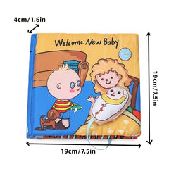 Early Baby Education Cloth Book: Washable and Tear Proof