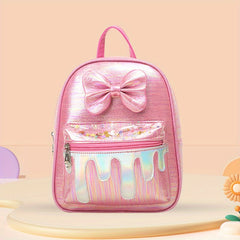 Cartoon Bowknot Backpack for Kids