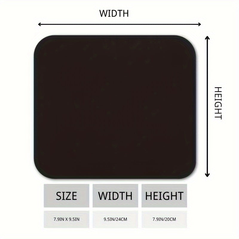 Quotes Mouse Pad Non Slip Rubber Mouse Mat for Computer Desk Office 24x20cm