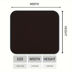 Vintage Wood Mouse Pad Non Slip Rubber Mouse Mat 24 13 X 20 07 Cm
