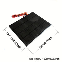Solar Panel Drop Glue Board 150 125mm 10V 300MA 3Wp