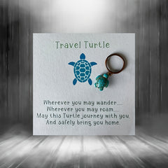 Turtle Pendant Keychain for Car Keys Backpacks Wallets