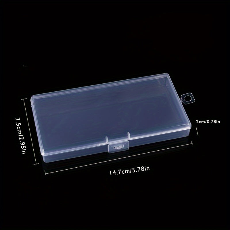 2pcs Transparent Storage Box for Stickers
