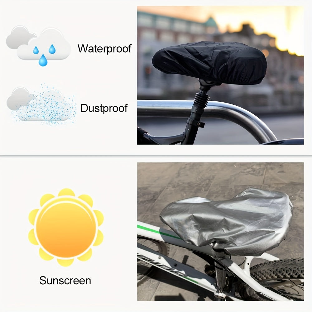 Waterproof Bike Seat Rain Cover Water & Dust Resistant Saddle Cover
