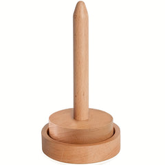 Wood Yarn Holder Knit Spinning Yarn Thread Stand Dispenser