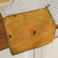 1pc Microfiber Washcloth Soft Skin Friendly Baby Face Wipes 30x30 cm