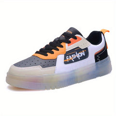 Men's Block Alphabet Detail Skate Shoes for Youth