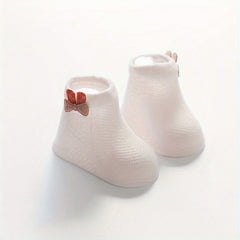 Baby Girls Cotton Socks Mesh Breathable Comfortable Casual Socks