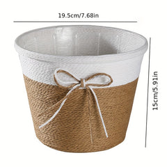 Rope Braided Flower Small Flower Pot for Decoration