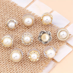 10pcs Anti-walking Buckle Shirt Collar Fixed Brooch Button