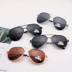 Men's Polarized Sunglasses Unisex Decorative Sunglasses with Case