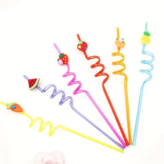 Eco Kids' Straws Fun Cartoon Designs Parties & Everyday Use