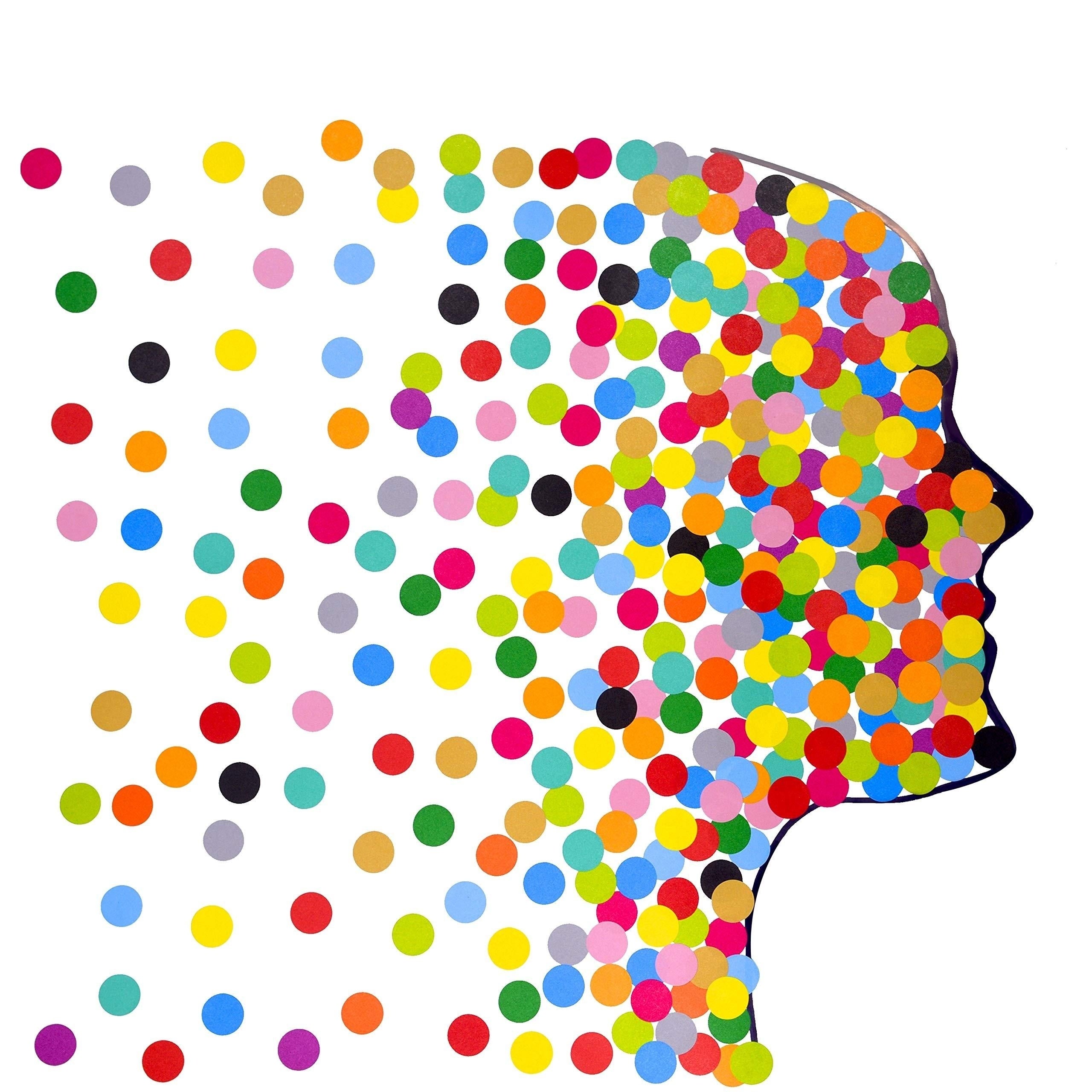 Small Dot Stickers Round Coding Label 20 Colors