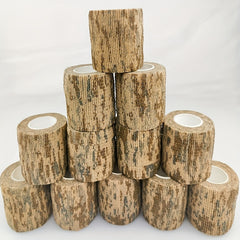6 12pcs Self Adhesive Bandage Camouflage Tape Wrap 5cmx4 5m