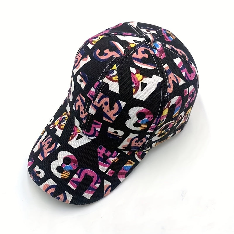 Letter Print Baseball Cap Unisex Hip Hop Couple Dad Hats Lightweight