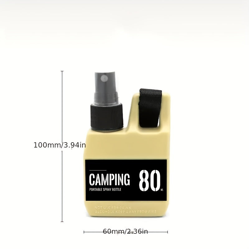 80ml Portable Spray Bottle for Hand Sanitizer Outdoor Travel