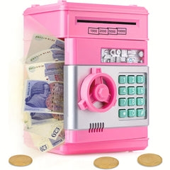 Kids ATM Piggy Bank Money Saving Toy w/ Password Lock