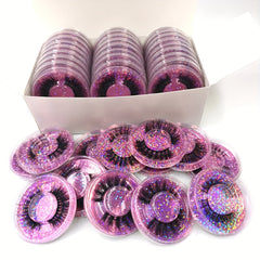 30 Pairs Mixed Style 3D Fluffy Faux Mink Lashes for Daily Makeup