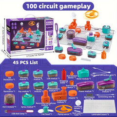 Children's Circuit Experiment Game Electronic Exploration Kit
