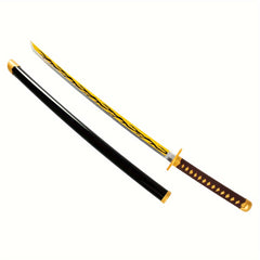 Wooden Anime Sword Samurai Katana Sword Halloween Cosplay Prop